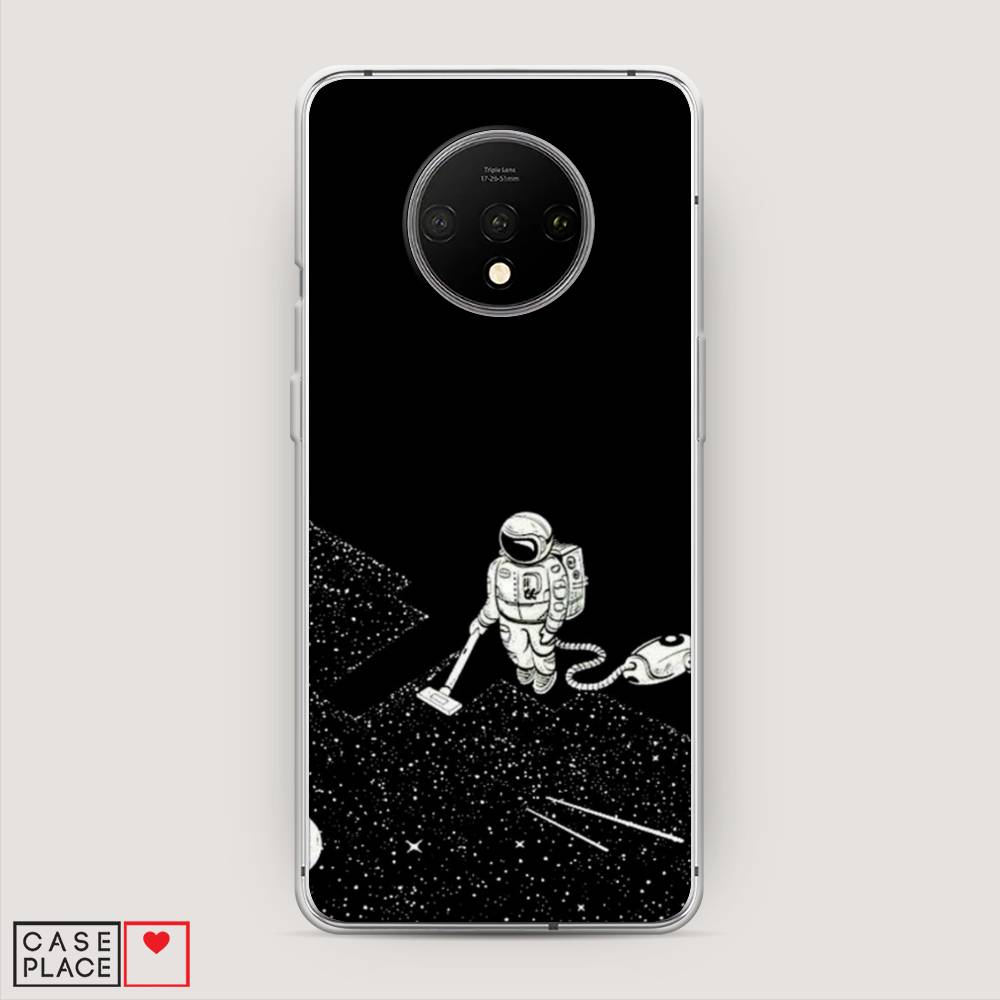 фото Чехол awog "космонавт с пылесосом" для oneplus 7t