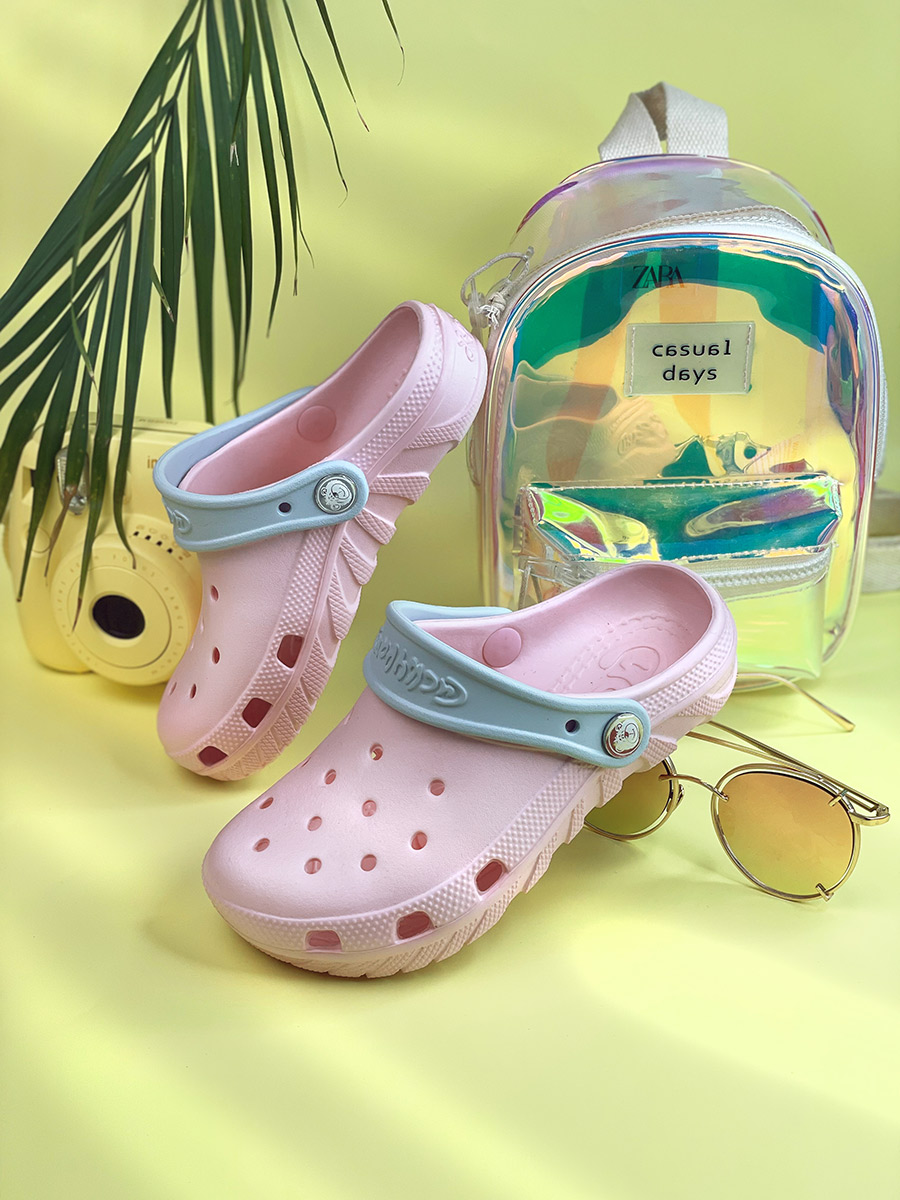 

Сабо Lucky Land детские, 3750 B-S-EVA, розовые, размер 27, Розовый, 3750 B-S-EVA