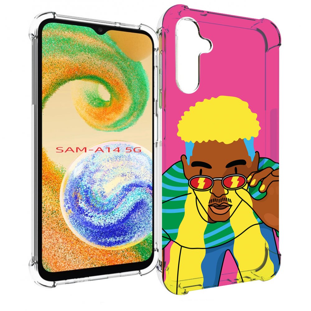 

Чехол MyPads бразилец для Samsung Galaxy A14 5G, Прозрачный, Tocco