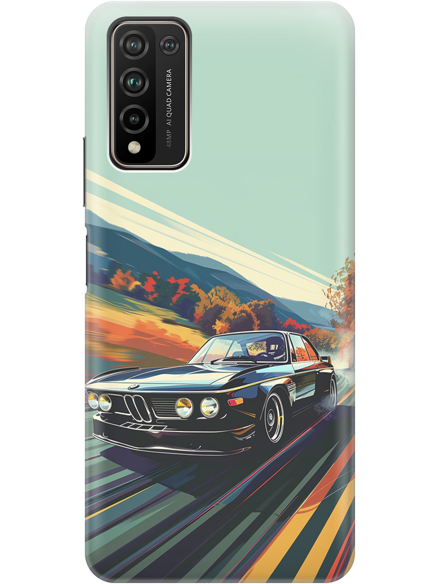 

Силиконовый чехол на Honor 10x Lite с принтом "Гоночный BMW", Прозрачный;оранжевый;черный, 723565585