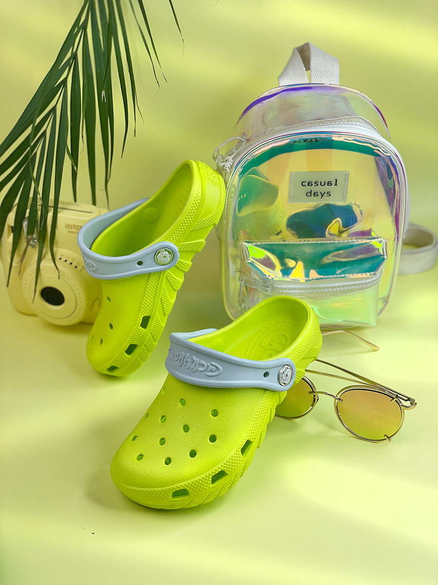 

Сабо Lucky Land детские, 3750 B-S-EVA, лайм, размер 26, Желтый, 3750 B-S-EVA