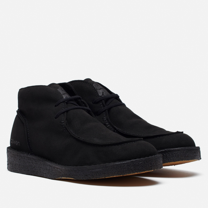 фото Ботинки унисекс oswen ewaldi vegan microsuede черные 37 eu