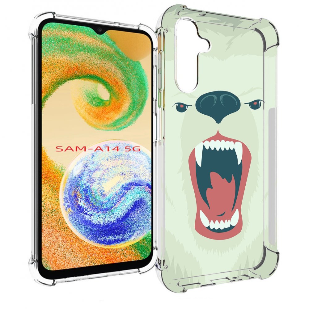 

Чехол MyPads белый-медведь для Samsung Galaxy A14 5G, Прозрачный, Tocco
