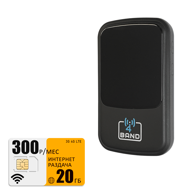 

Мобильный роутер Olax 4BAND M2 (router-m2-bee-20gb-pro-sb), Черный, 4BAND M2