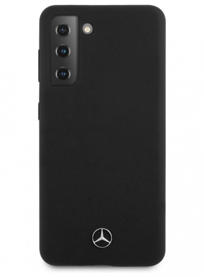 фото Чехол cg mobile mercedes liquid silicone galaxy s21 черный