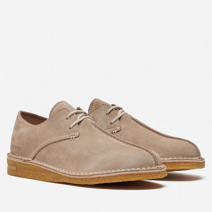 

Полуботинки унисекс Oswen Agnes Low Suede бежевые 40 EU, Agnes Low Suede