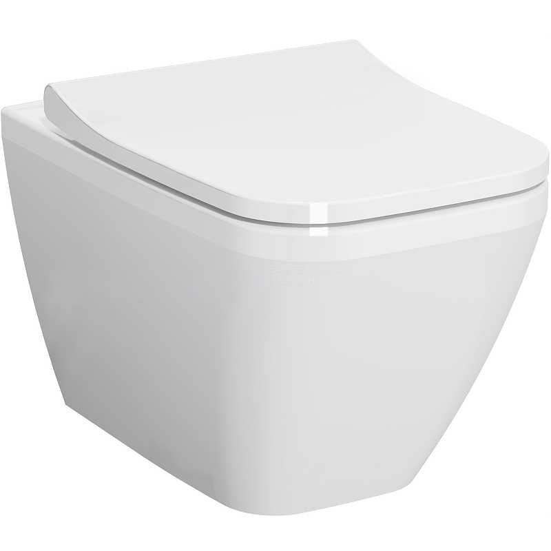 Унитаз подвесной Vitra Integra Square 7082B003-0075 безободковый