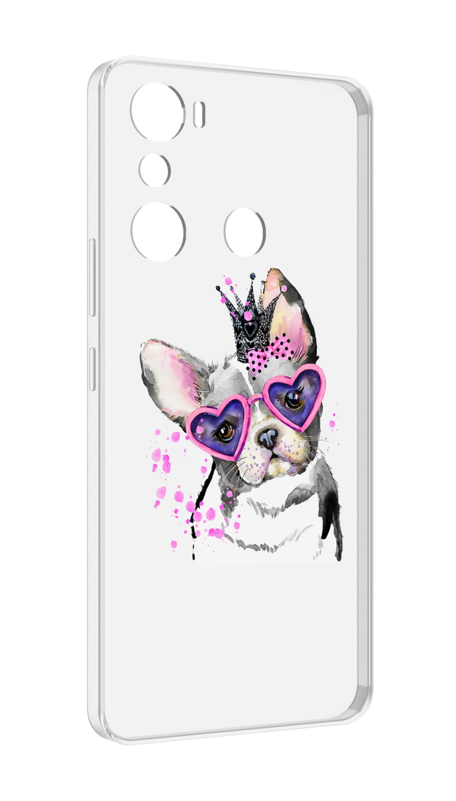 

Чехол MyPads принцесса для Infinix Hot 20i, Прозрачный, Tocco