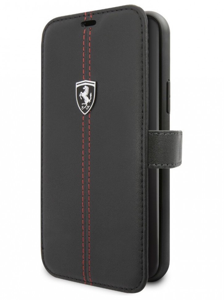 фото Чехол cg mobile ferrari heritage w booktype leather iphone 11 pro черный