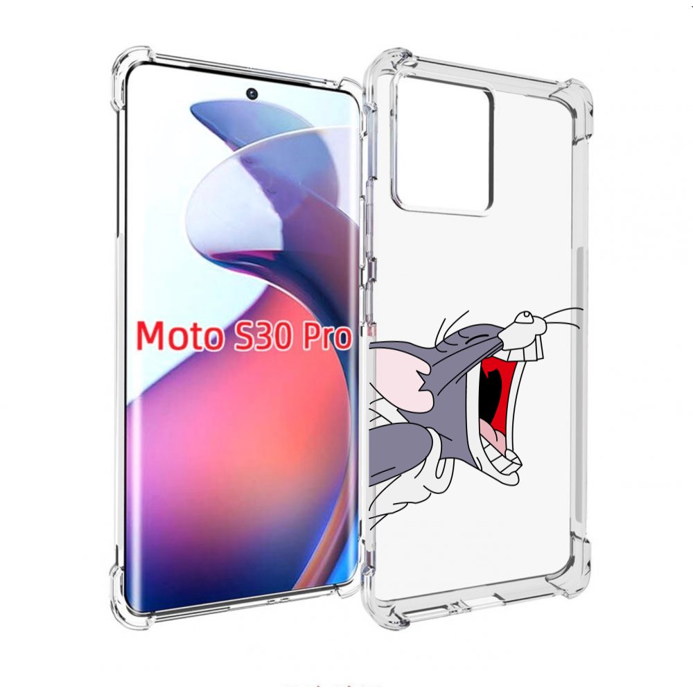 

Чехол MyPads том-голодный для Motorola Moto S30 Pro, Прозрачный, Tocco