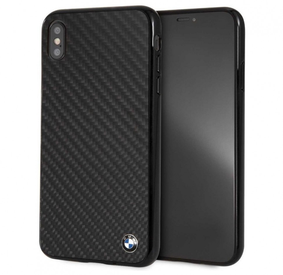 фото Чехол cg mobile bmw signature real carbon iphone xs max черный