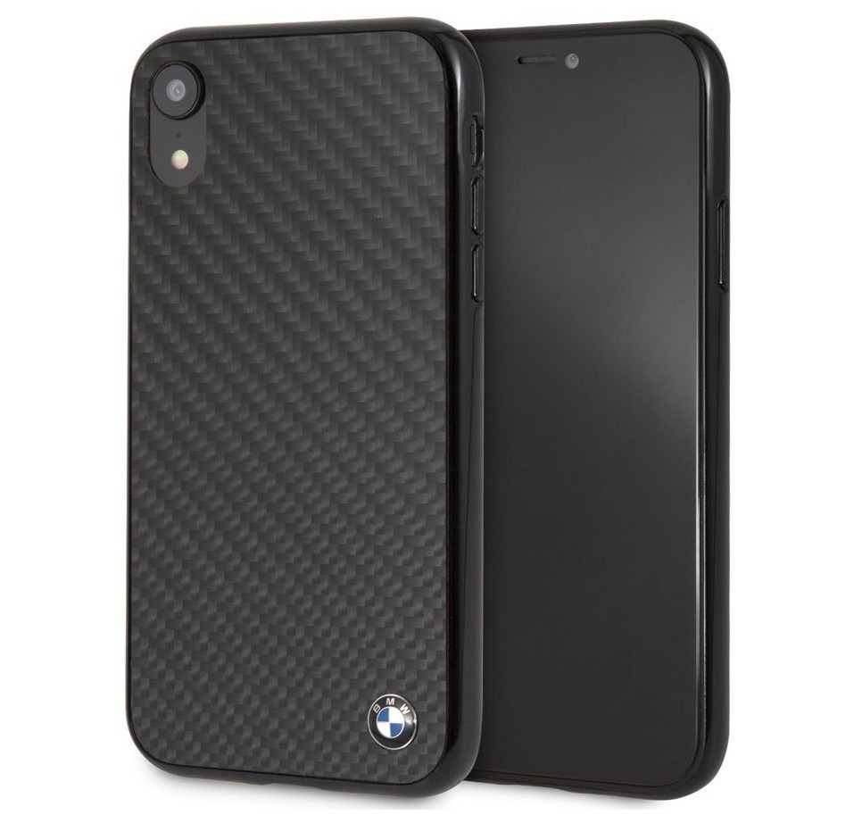 фото Чехол cg mobile bmw signature real carbon iphone xr черный