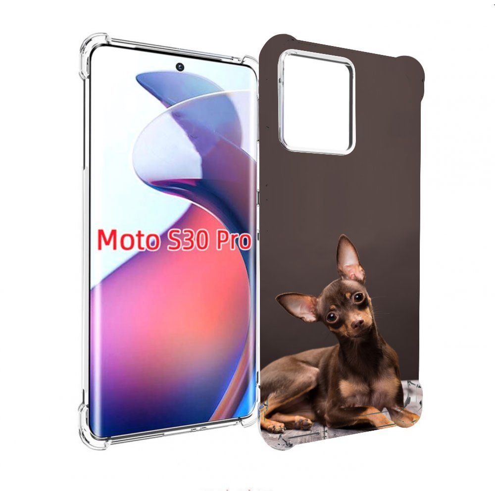 

Чехол MyPads тои терьер для Motorola Moto S30 Pro, Прозрачный, Tocco