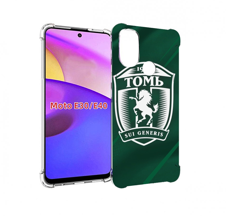 

Чехол бампер MyPads фк томь томск для Motorola Moto E30., Прозрачный, Tocco