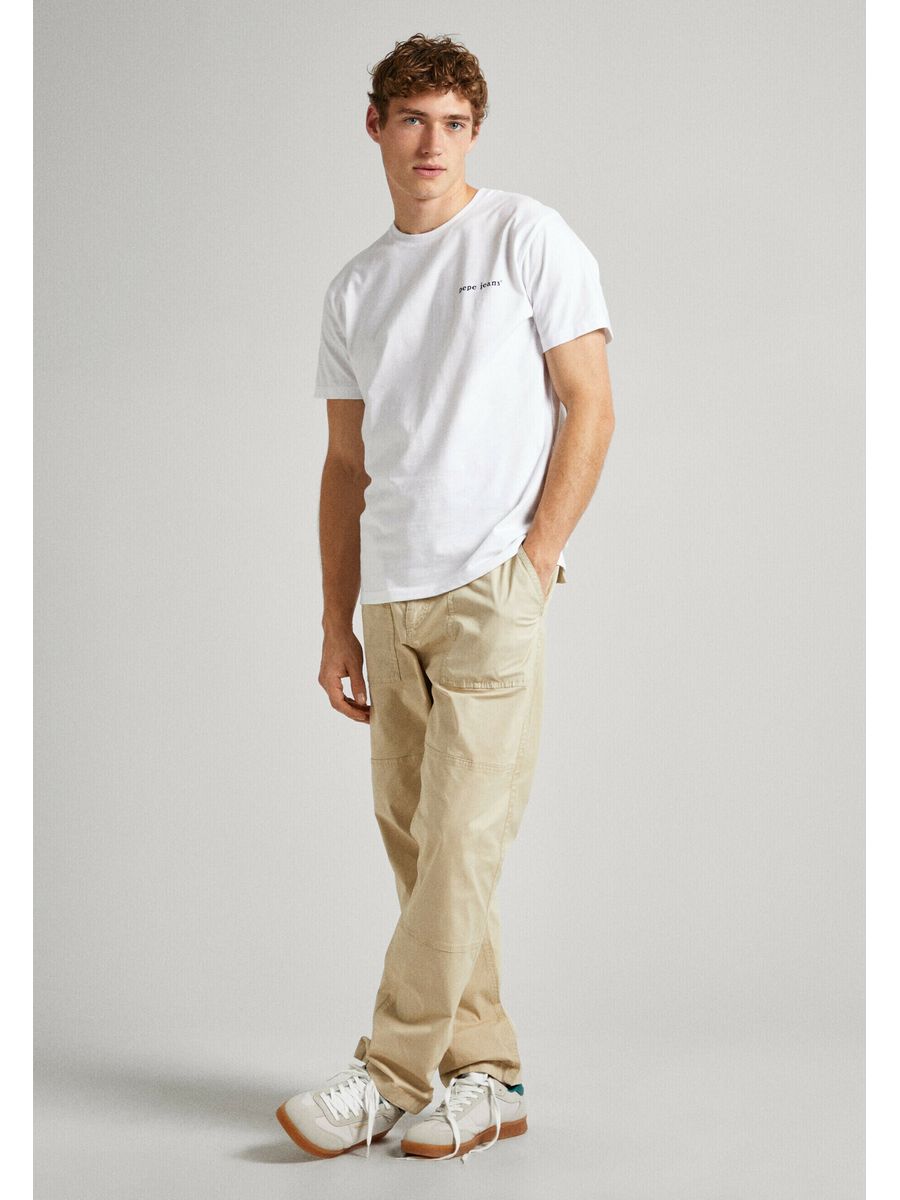 

Футболка мужская Pepe Jeans PE122O0MH белая L, Белый, PE122O0MH