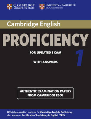 

Cambridge English Proficiency 1 for Updated Exam Student's Book with Answers