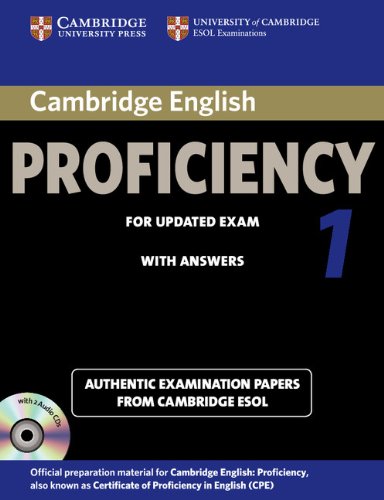 

Cambridge English Proficiency 1 for Updated Exam Self-study Pack (Student's Book ...
