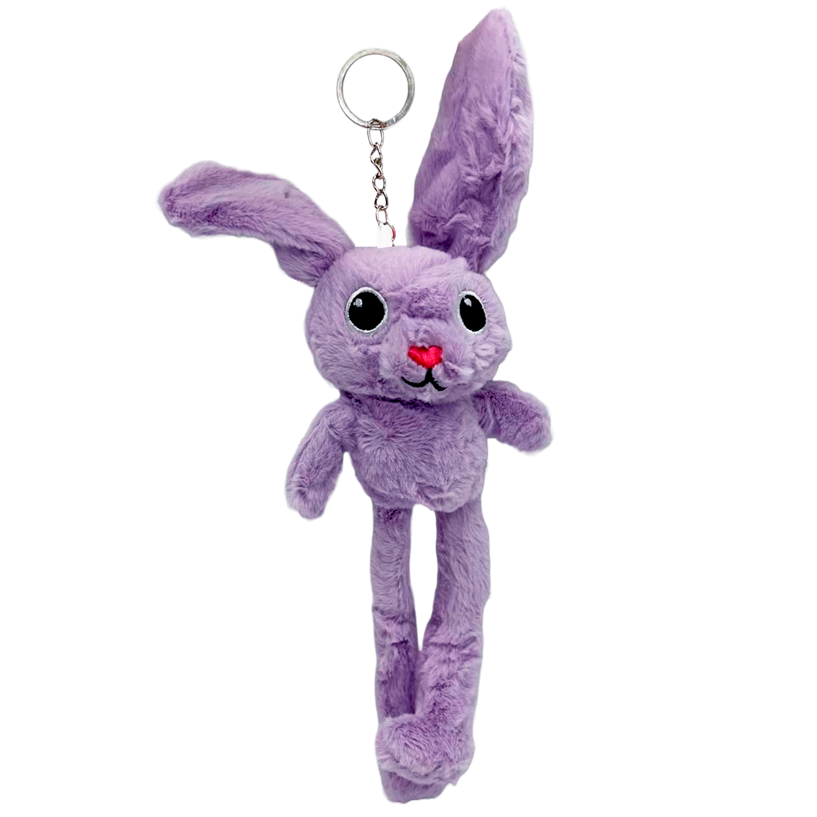 Брелок Market toys lab кролик с длинными ушами фиолетовый 28 см
