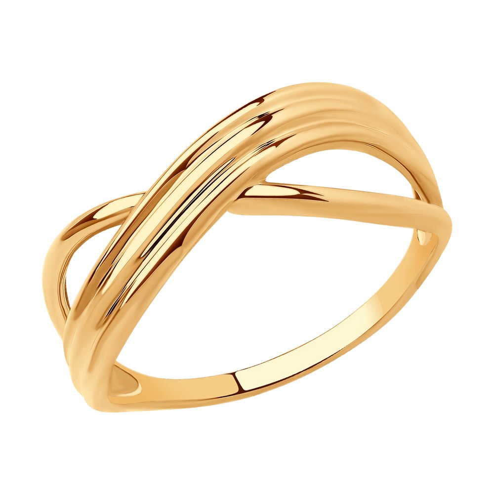 фото Кольцо из красного золота р.17.5 sokolov 018853