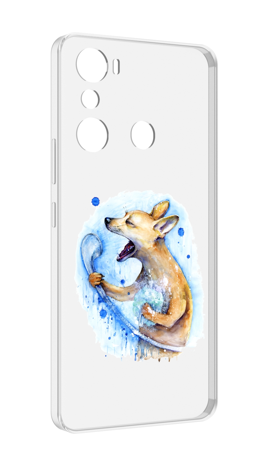 

Чехол MyPads пение в душе для Infinix Hot 20i, Прозрачный, Tocco