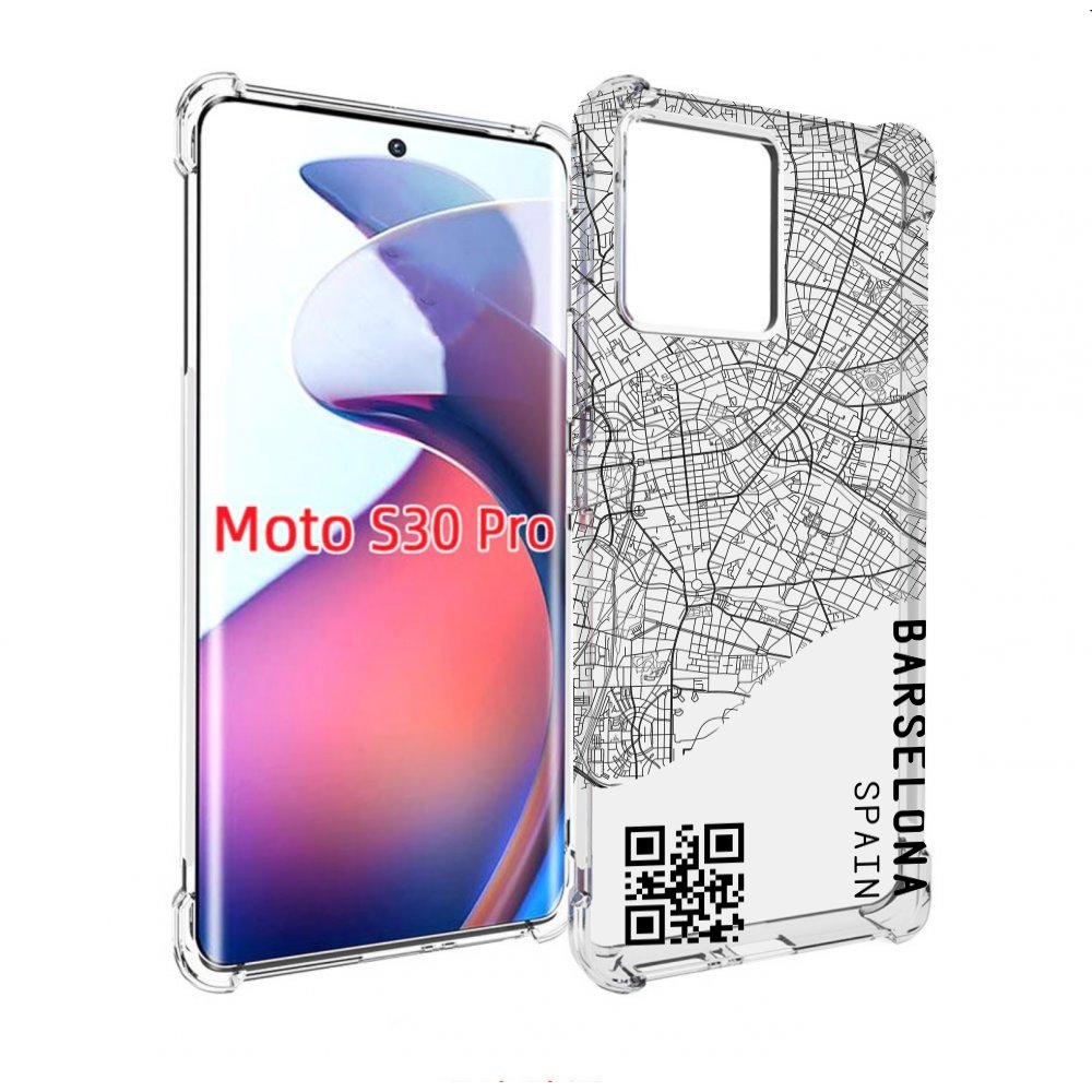 

Чехол MyPads схема-барселона для Motorola Moto S30 Pro, Прозрачный, Tocco
