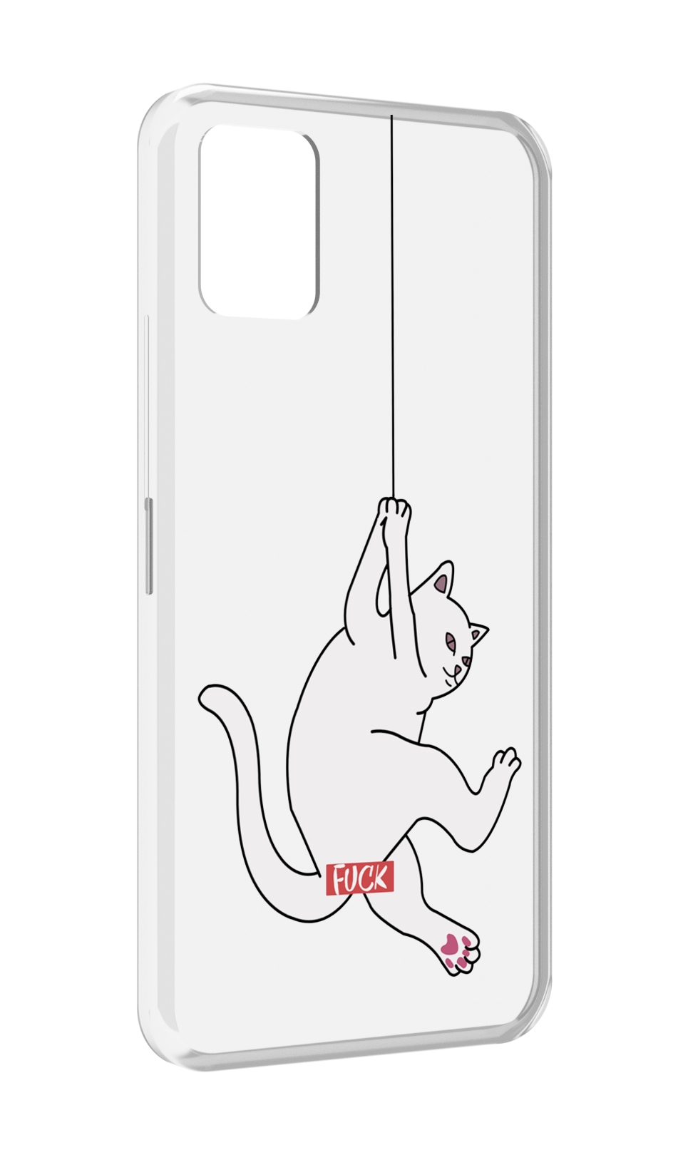 

Чехол MyPads котяра-на-веревке для Umidigi Power 5, Прозрачный, Tocco