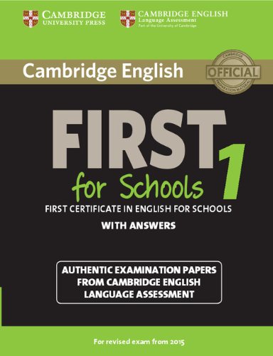 

Книга Cambridge English First 1 for Schools (for revised exam 2015) Student's Book with...