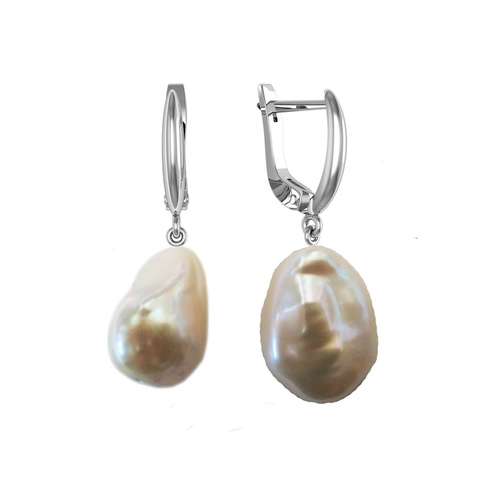 

Серьги из серебра с жемчугом ПРИВОЛЖСКИЙ ЮВЕЛИР 391495-ZM, 391495-ZM