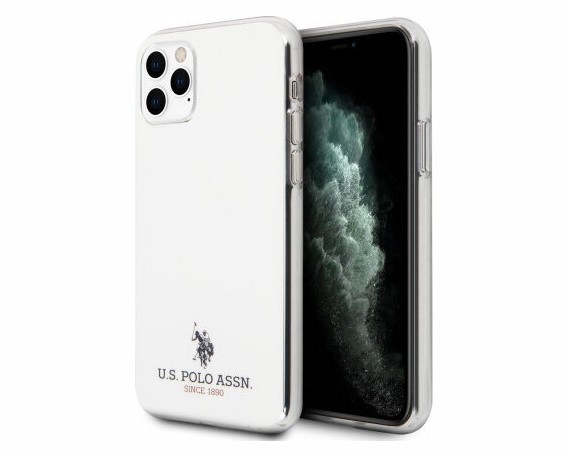 фото Чехол cg mobile u.s. polo assn. logo small horse iphone 11 pro белый