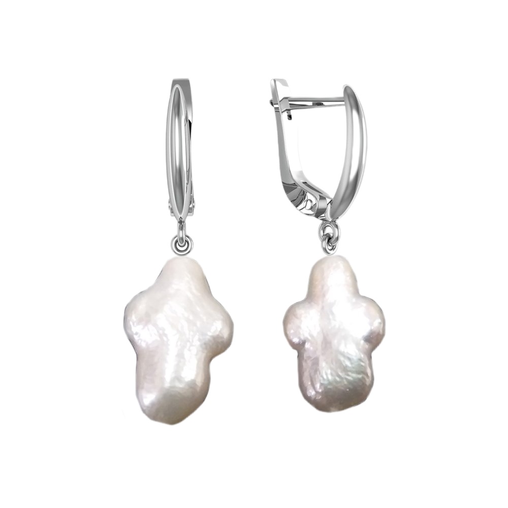

Серьги из серебра с жемчугом ПРИВОЛЖСКИЙ ЮВЕЛИР 391096-ZM, 391096-ZM