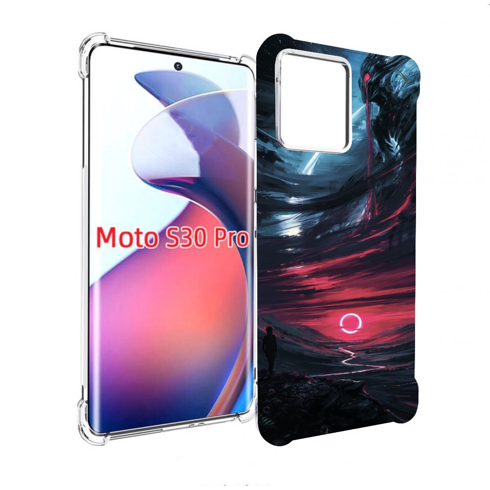 

Чехол MyPads страшный мир для Motorola Moto S30 Pro, Прозрачный, Tocco