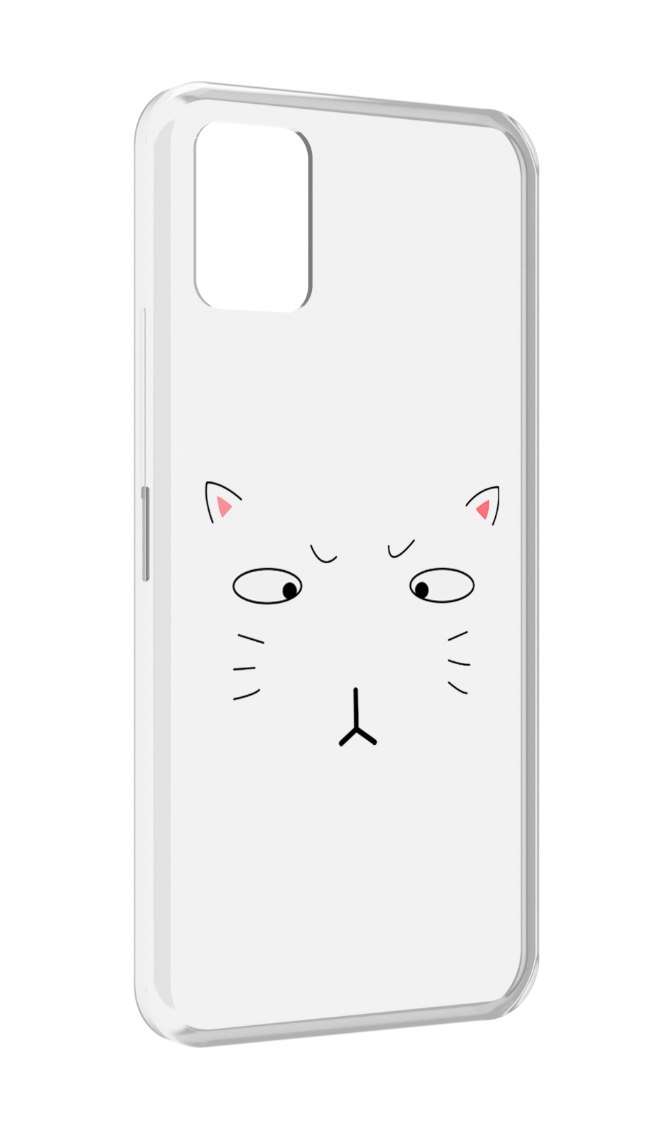 

Чехол MyPads кот-части-лица для Umidigi Power 5, Прозрачный, Tocco