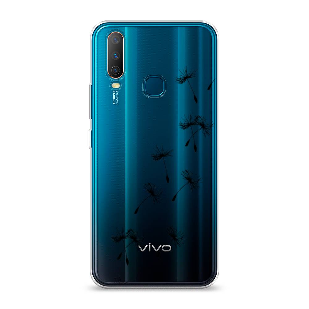 фото Силиконовый чехол "летящие одуванчики" на vivo y12 awog