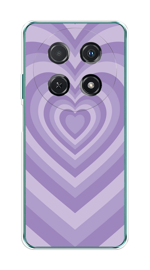 

Чехол на Huawei Nova 12i "Violet heart latte", Фиолетовый, 6123950-1