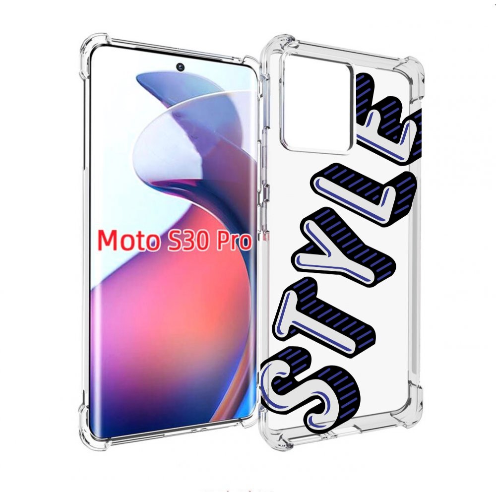 

Чехол MyPads стиль для Motorola Moto S30 Pro, Прозрачный, Tocco