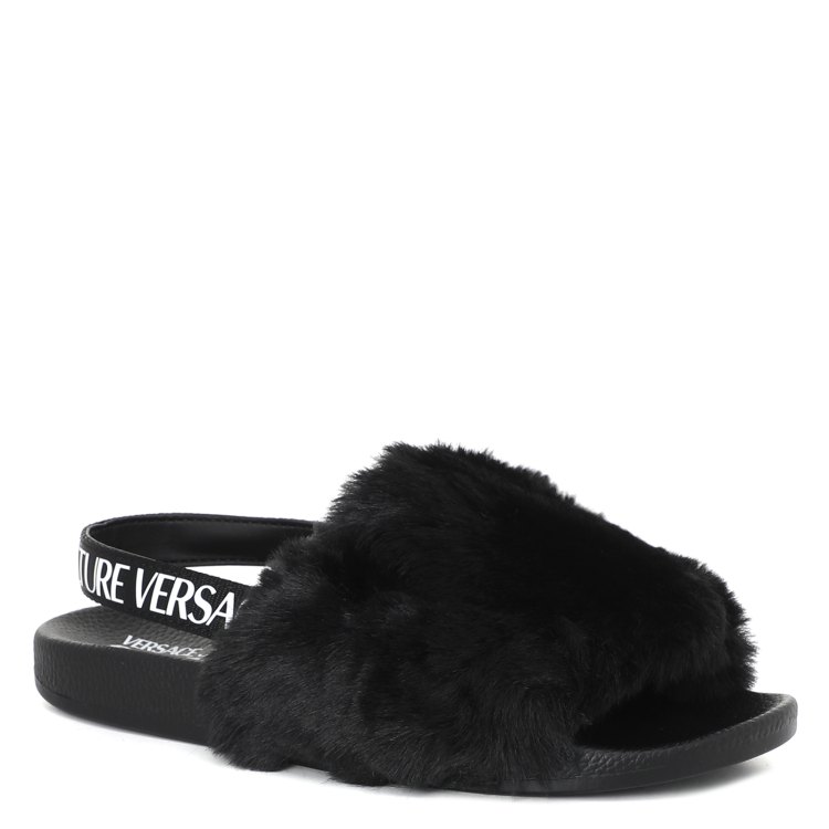 

Сандалии женские Versace Jeans Couture 73VA3SQ6 черные 41 EU, 73VA3SQ6