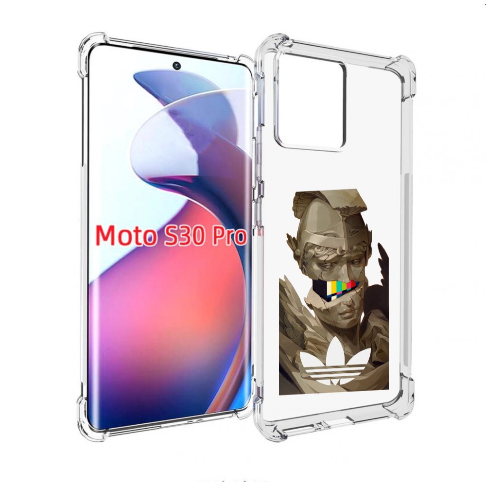 

Чехол MyPads статуя-адидас для Motorola Moto S30 Pro, Прозрачный, Tocco