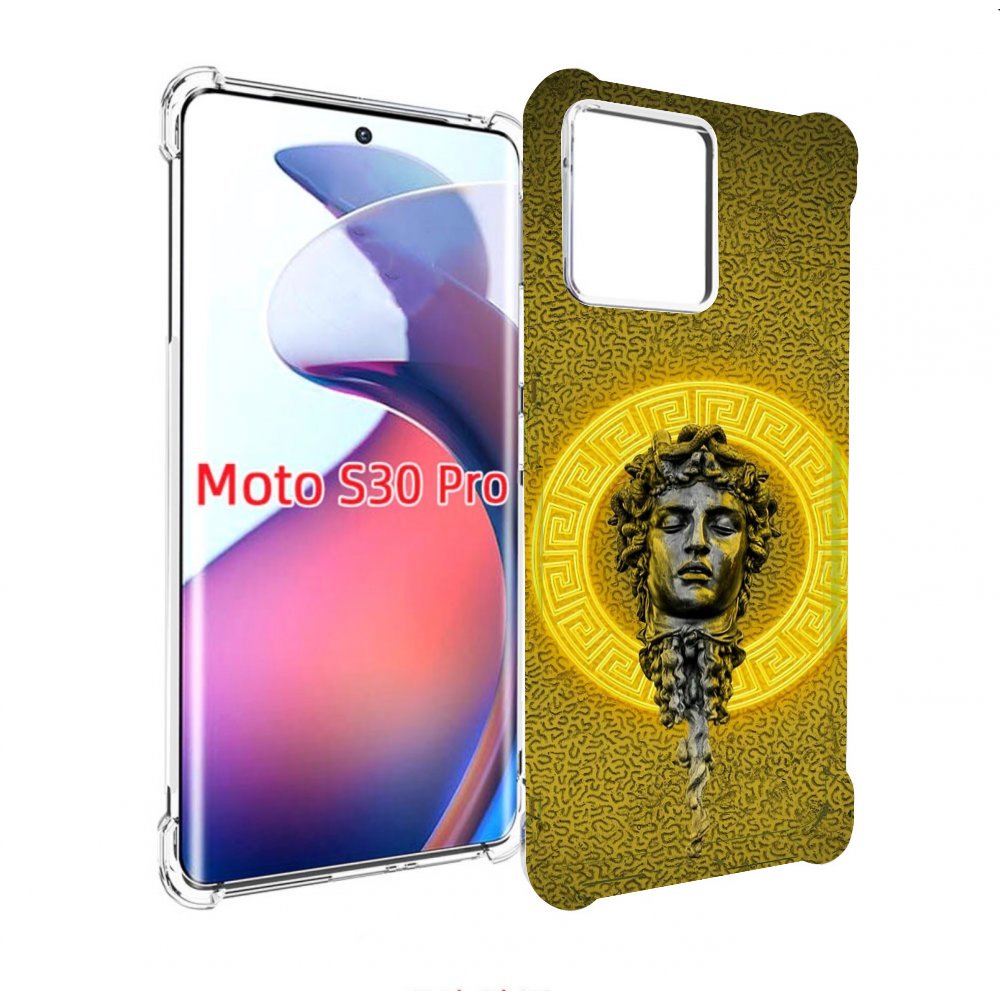 

Чехол MyPads статуя версачи для Motorola Moto S30 Pro, Прозрачный, Tocco