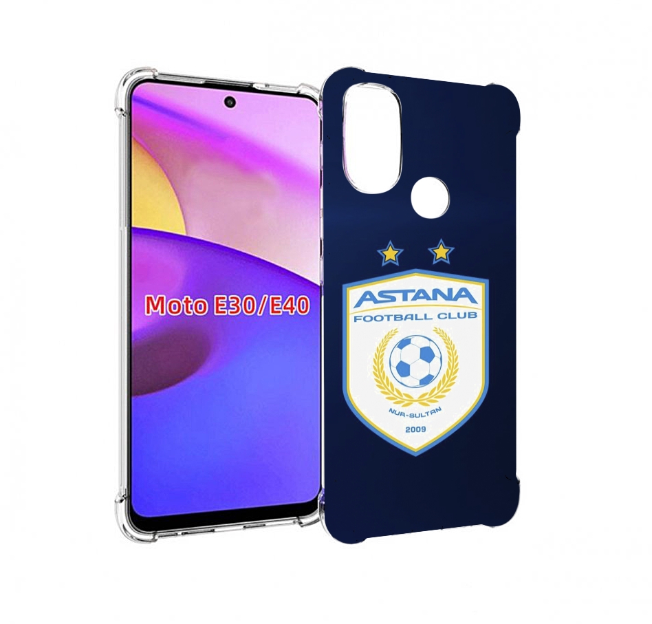 

Чехол бампер MyPads фк астана нур султан для Motorola Moto E30., Прозрачный, Tocco
