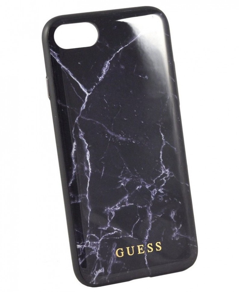 фото Чехол cg mobile guess marble collection iphone 7/8/se 2020 черный