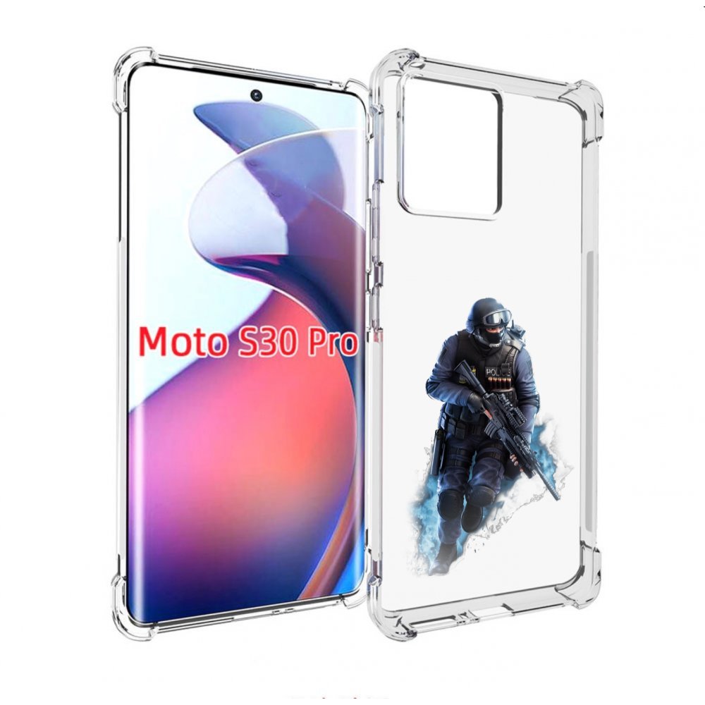 

Чехол MyPads спецназ-ксго для Motorola Moto S30 Pro, Прозрачный, Tocco