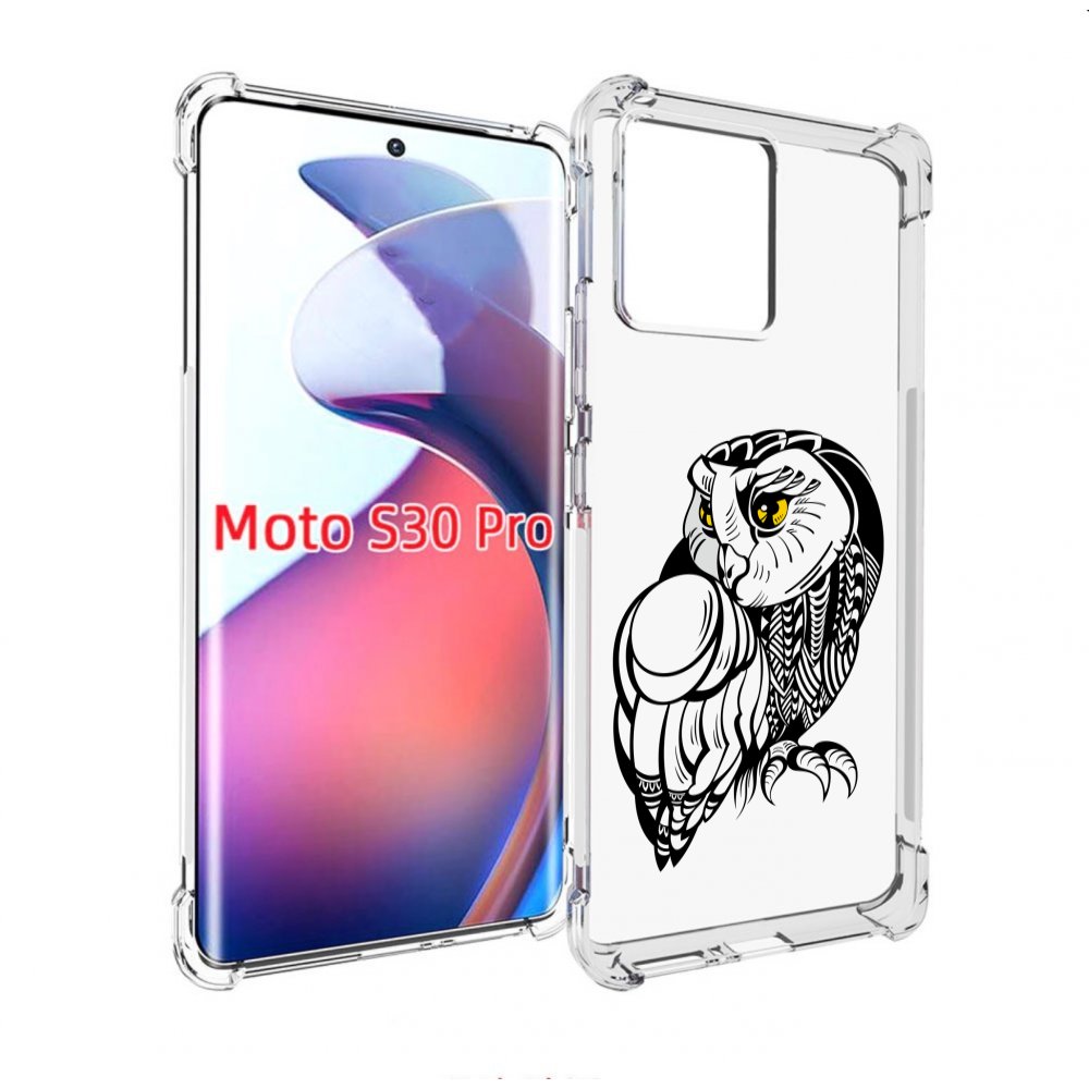 

Чехол MyPads сова-красотка для Motorola Moto S30 Pro, Прозрачный, Tocco