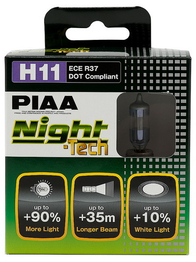 

Галогенные лампы PIAA BULB NIGHT TECH 3600K HE-824 (H11)