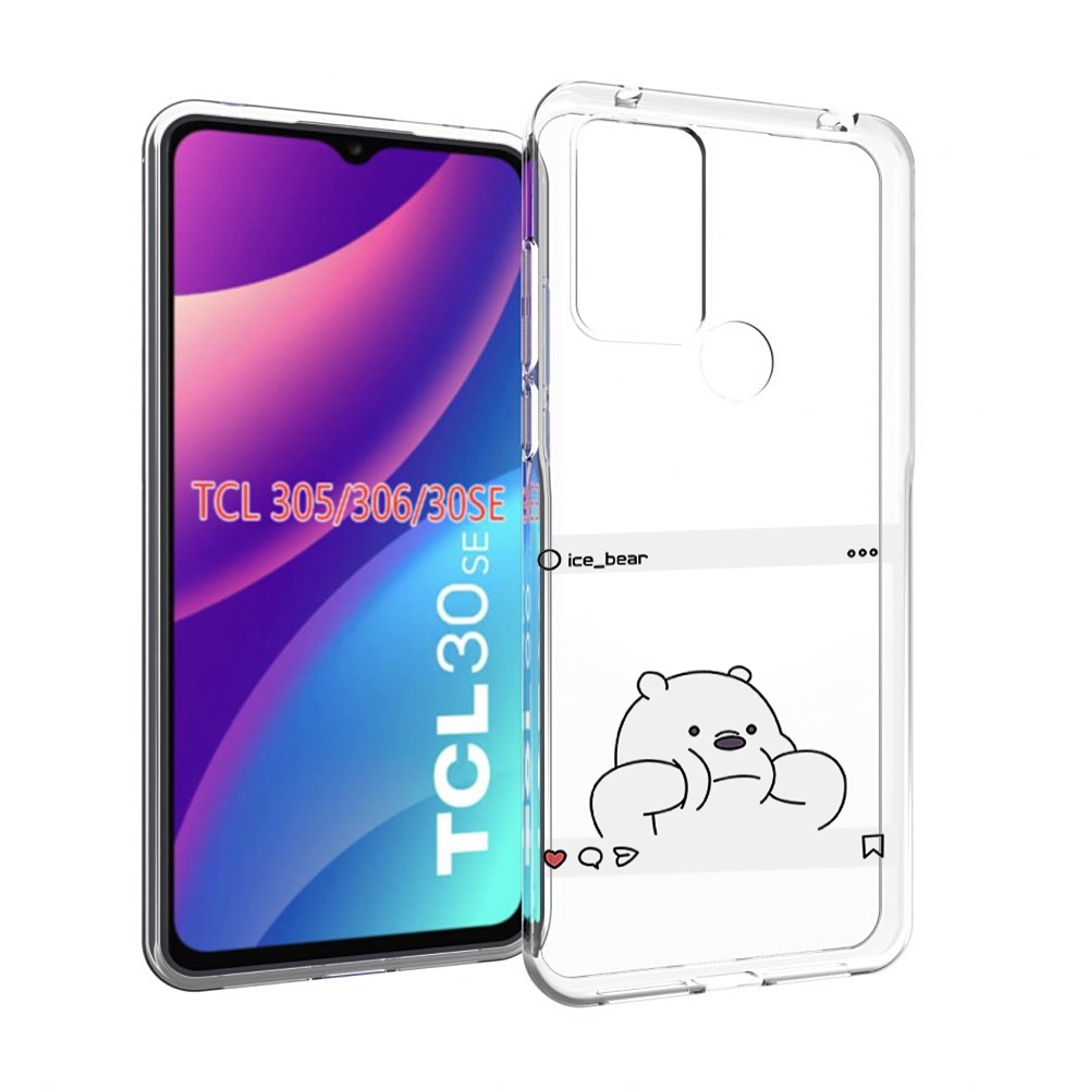 

Чехол MyPads ледяной-медведь для TCL 30SE/305/306/30E, Tocco