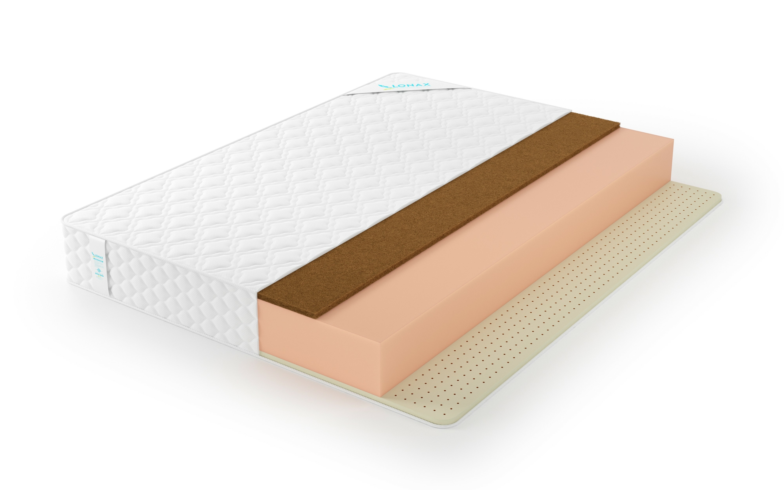 

Матрас Lonax Foam Latex Cocos 2 Max 95x210, Foam Latex Cocos 2 Max