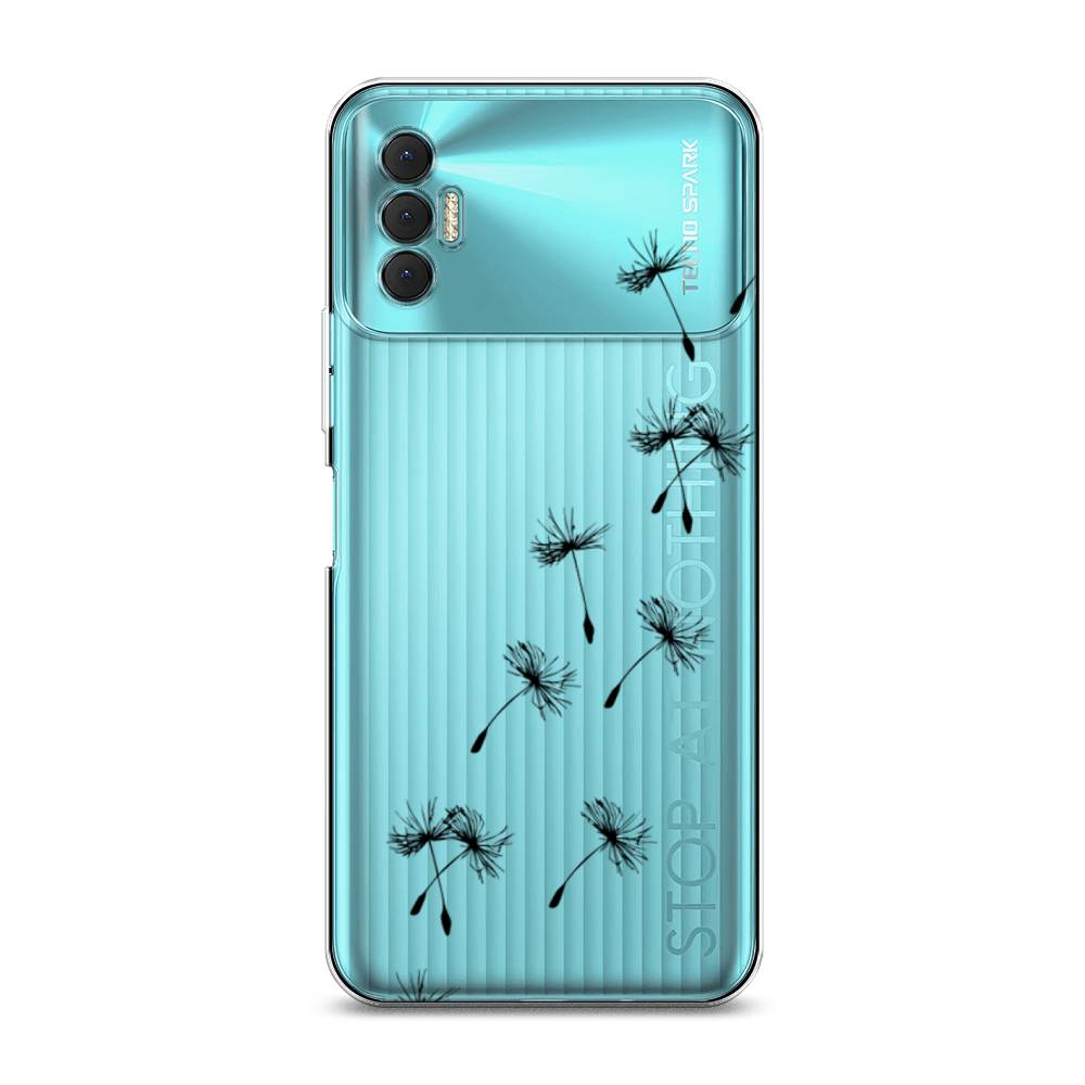 

Чехол Awog на Tecno Spark 8P "Летящие одуванчики", Разноцветный, 301450-8