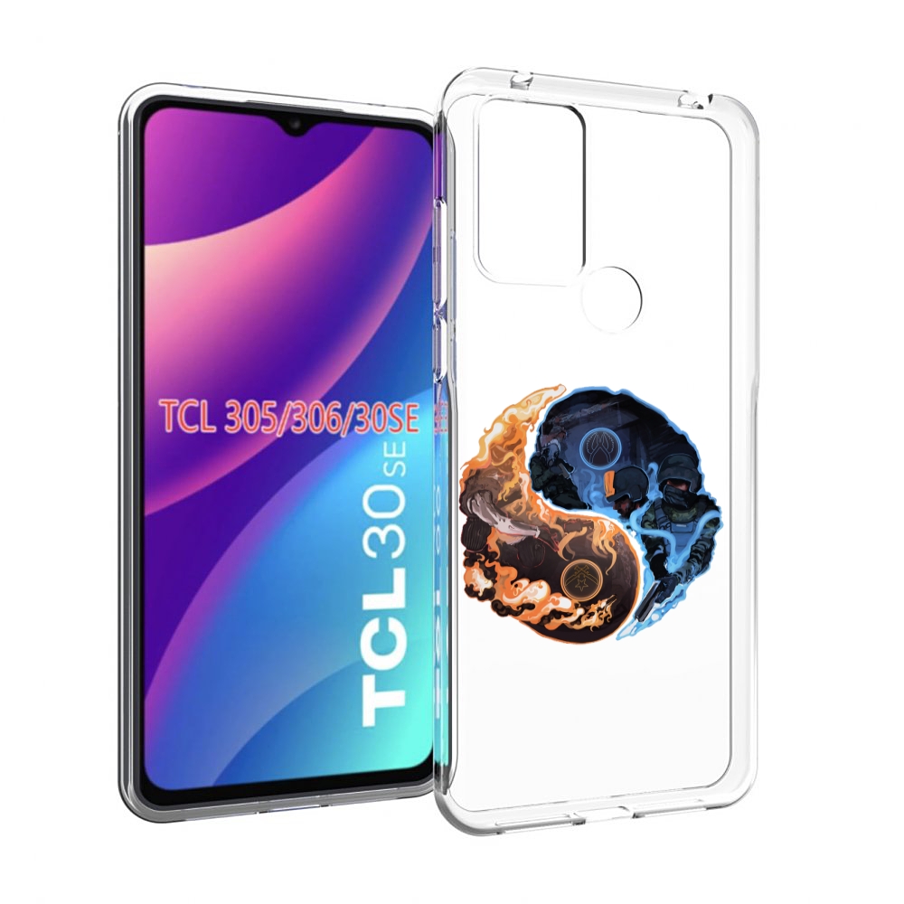

Чехол MyPads кс-го-инь-янь для TCL 30SE / TCL 305 / TCL 306 / TCL 30E, Tocco