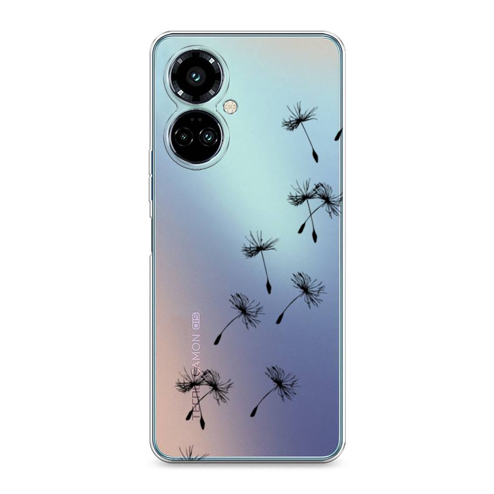

Силиконовый чехол "Летящие одуванчики" на Tecno Camon 19 Pro, Летящие одуванчики
