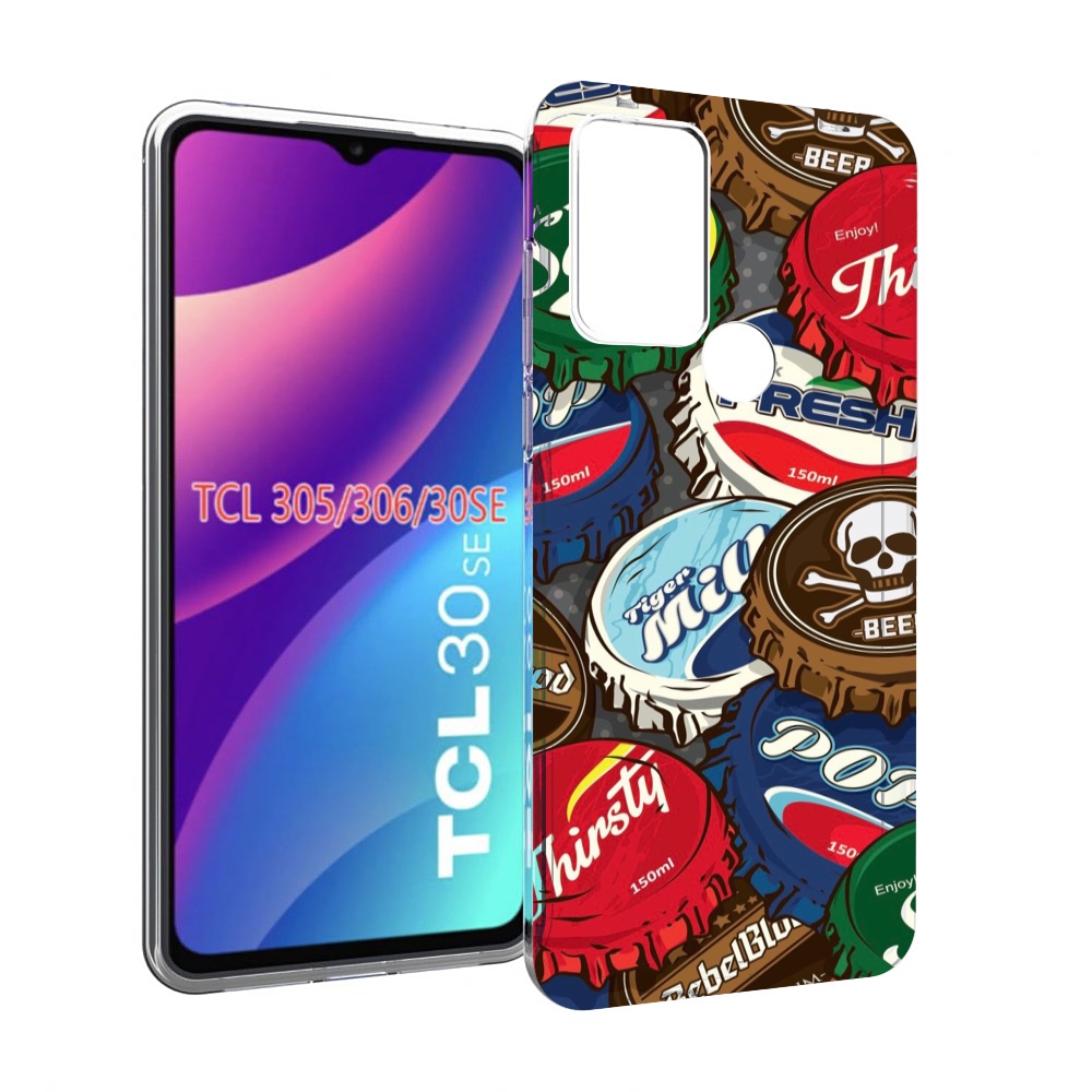 

Чехол MyPads крышки от баночек для TCL 30SE/305/306/30E, Tocco