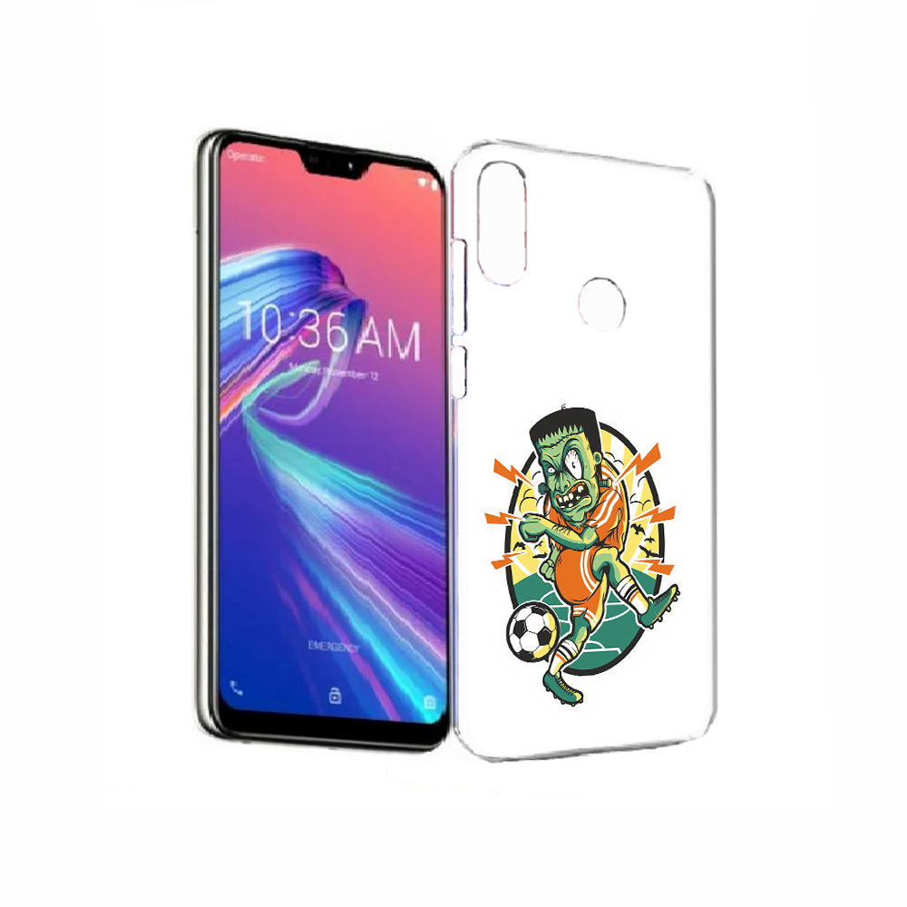 

Чехол MyPads Tocco для Asus ZenFone Max Pro (M2) (ZB631KL) зомби футболист, Прозрачный, Tocco